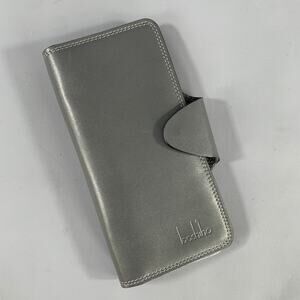 BOSHIHO Grey Leather Wallet